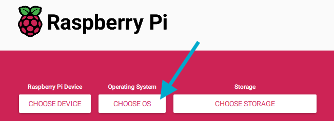 Click the "Choose OS" button.