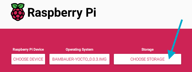 Click the "Choose Storage" button.